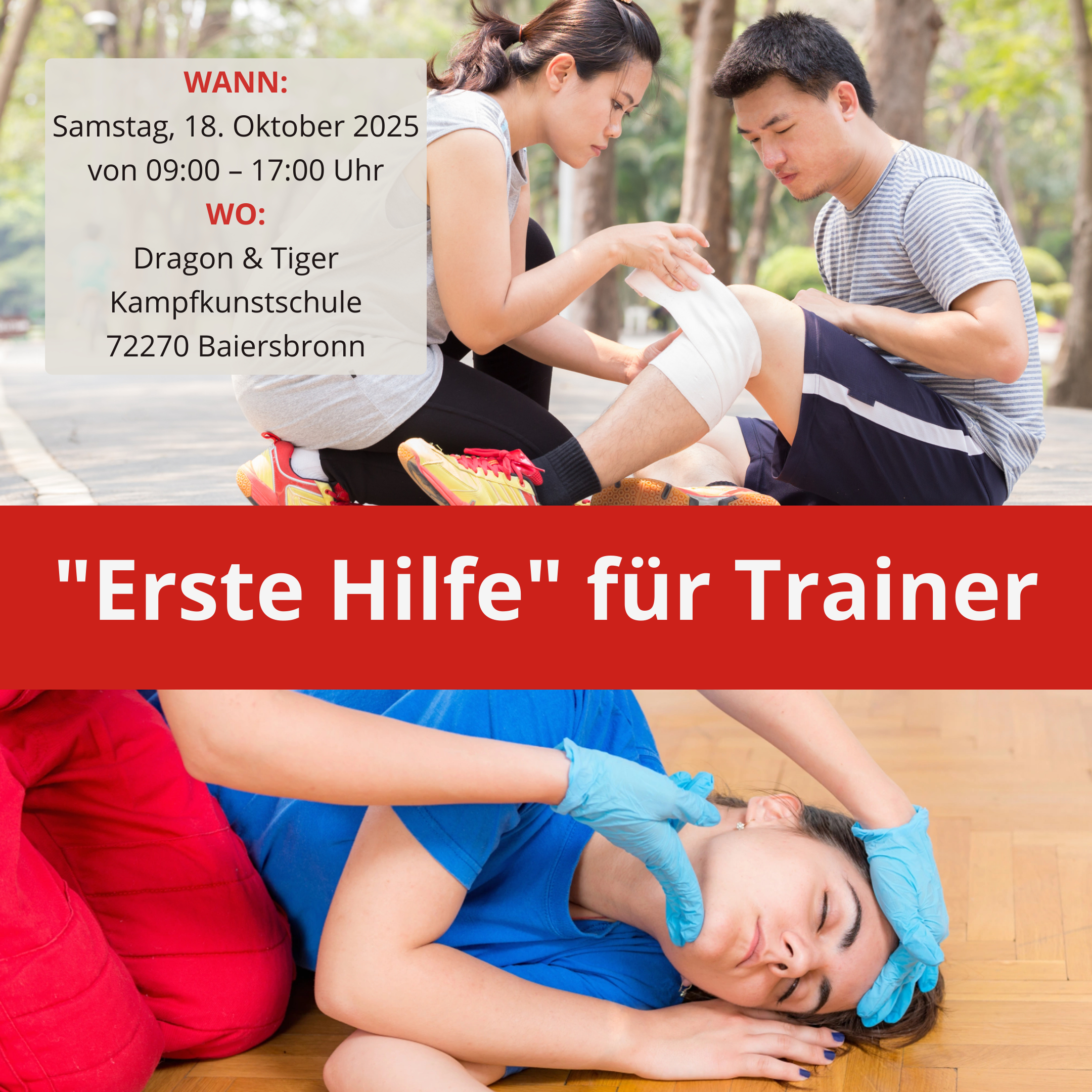 Erste Hilfe für Trainer (1)